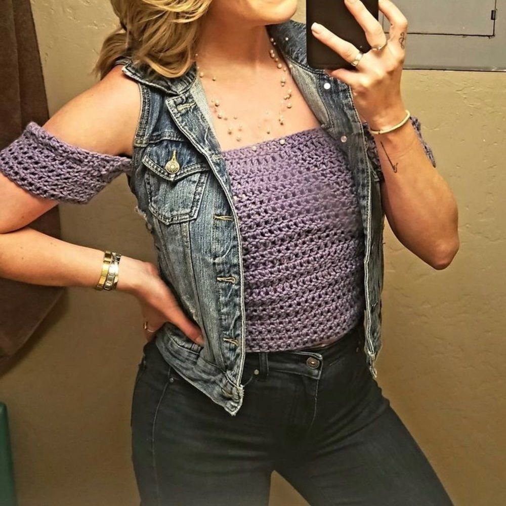 Crochet Off The Shoulder Top